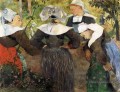 Les quatre filles bretonnes c postimpressionnisme Primitivisme Paul Gauguin